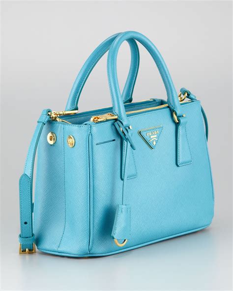 blue fluffy prada bag|Prada leather handbags.